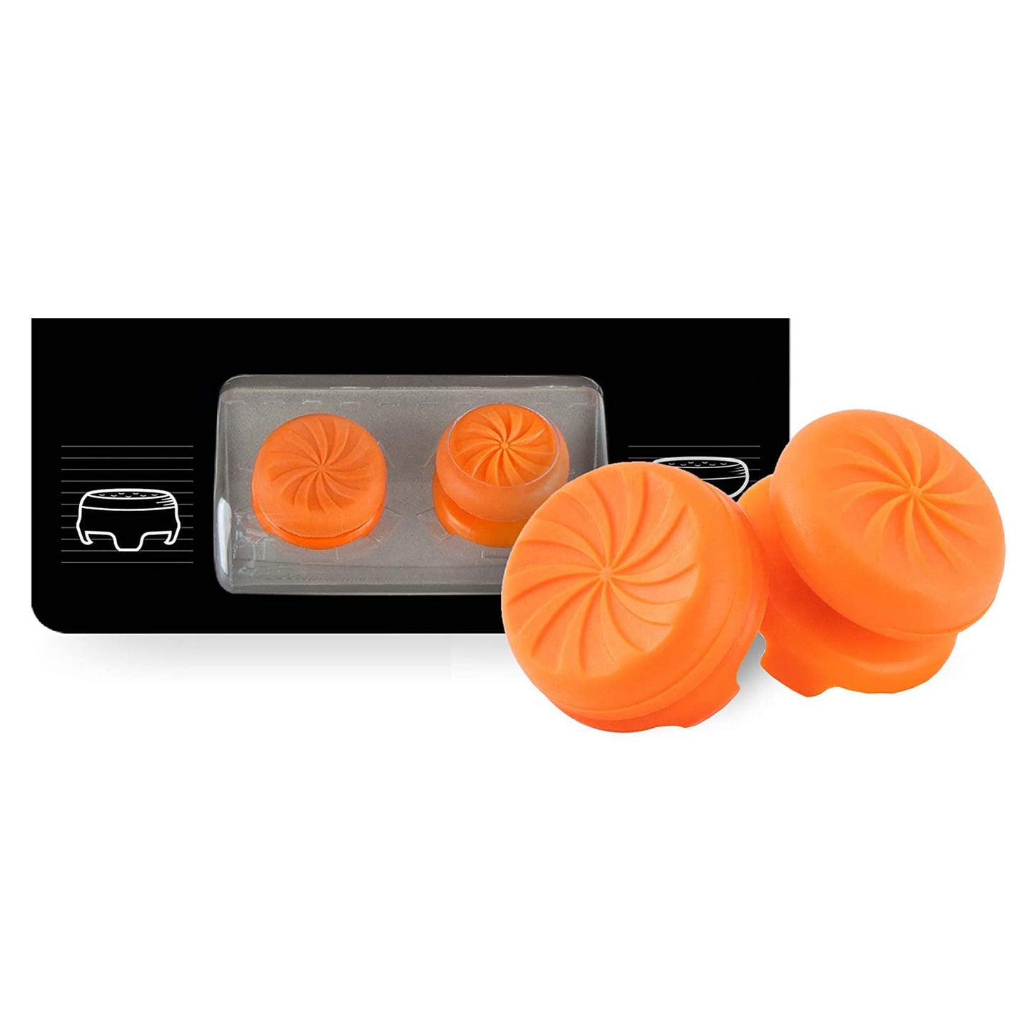 Thumbgrips - Orange Twister