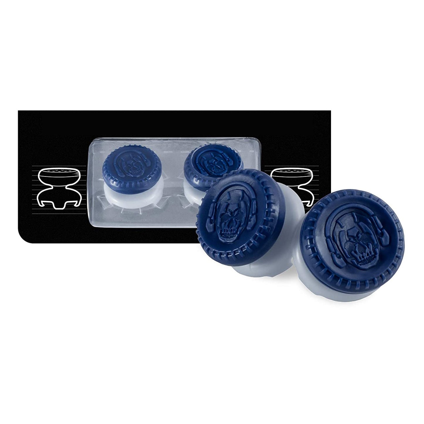 Thumbgrips - Blue Skull